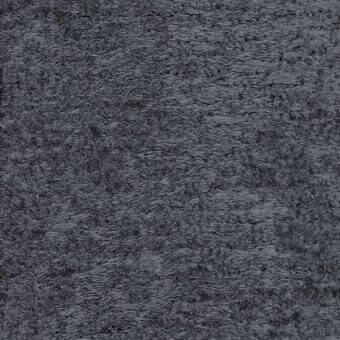 Dark gray fabric texture sample with dense, irregular shaggy fibers and heathered tonal variations; “ditre italia uber 005” printed below.